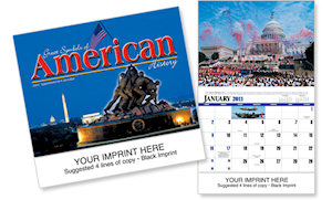 Promotional Wall Calendars: Great Symbols of America History Wall Calendars